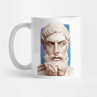 Greek Philosopher Epicurus Illustration Mug